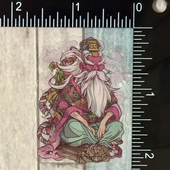 🌀10/$10🌀 Translucent Japanese Tattoo Art Reusable Waterproof Vinyl Sticker Dec - Picture 1 of 1